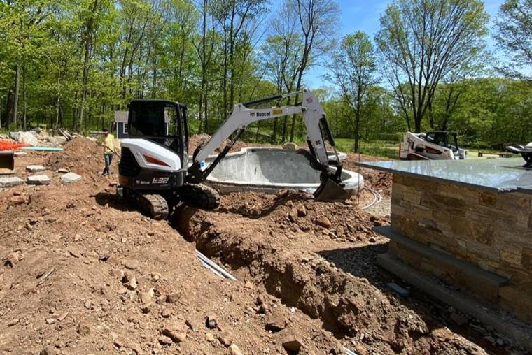 Electrician Underground Trenching Pool Wiring Andover CT